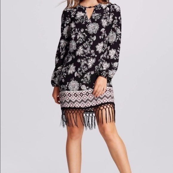 Xhilaration Frill Bottom Dress NWT Size XS - Picture 1 of 8